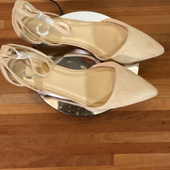 Journee Collection  Women's Arkie Sliver Wedge, nude 8 1/2M - Picture 8 of 12